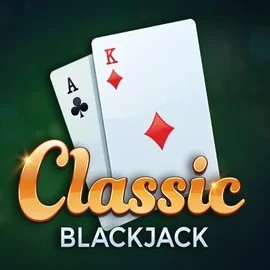 Classic Blackjack logo by Red Tiger Gaming at Fortune Casino