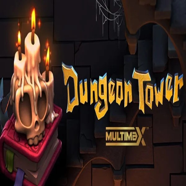Dungeon Tower slot logo by Peter & Sons at Fortune Casino