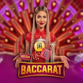 Mega Baccarat logo – Live Casino by Pragmatic Play at Fortune Casino