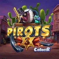 Pirots 3 online game logo by ELK Studios on fortune-be.com