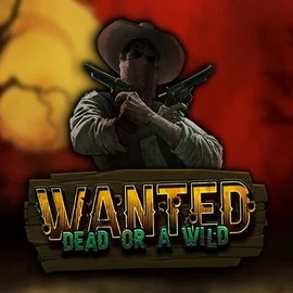 Official Slots logo: Wanted Dead or a Wild by Hacksaw Gaming at Fortune Casino